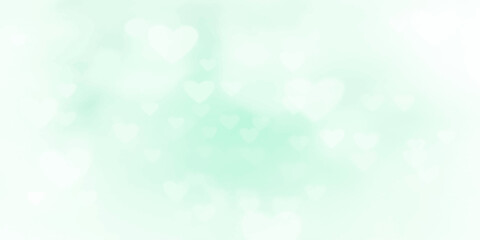 Abstract blue background with colorful, bright, blurred bokeh light and shiny winter design illustration