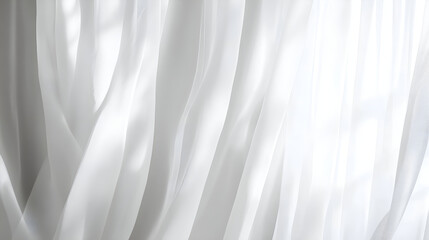 Obraz premium white curtain background