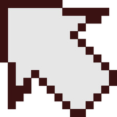 Fototapeta premium 8-bit Pixel Cursor 