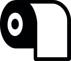 a-toilet-paper-roll-icon-without-white-back.silhouette vector design