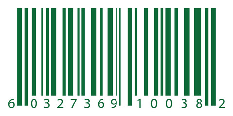 Fake Bar code icon. Vector illustration for package design and marketing. eps 10
