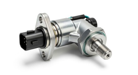 Automotive Sensor With Electrical Connector And Threaded Mount For Engine Management