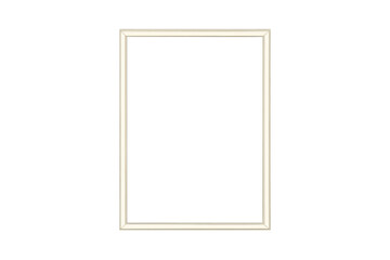 Obraz premium White glowing neon rectangle frame with transparency, modern electric light sign design element