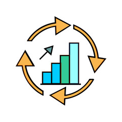 Continuous Improvement free icon