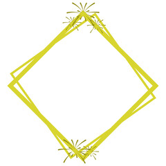 New Year Frame With Fireworks