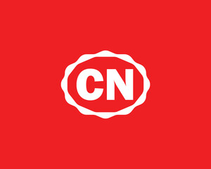 CN logo design. CN