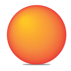 Gradient Circle Shape with Warm Color Blend