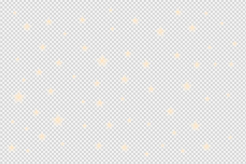Lighting with spotlight illumination effects. Star light effect with transparent background.