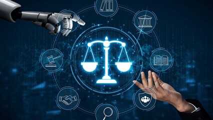 AI supports justice by automating legal research, analyzing case data, ensuring compliance, and...