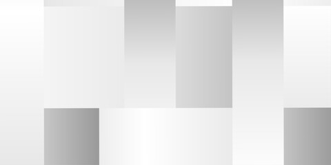 Set of white paper banners and sheets