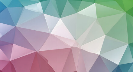 Abstract low poly background with colorful geometric triangles