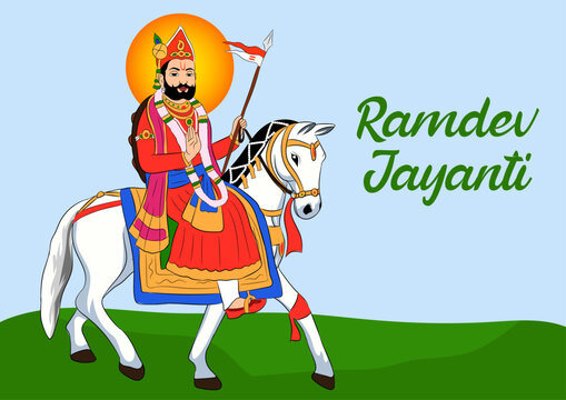 Ramdev Jayanti Vector Image
