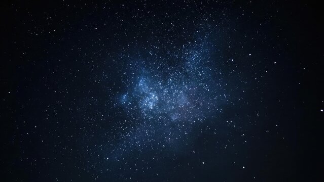 Starry night sky with a bright Milky Way glow and countless twinkling stars. Concept Starry Night Sky, Milky Way Glow, Twinkling Stars, Night Sky Photography, Cosmic Landscape