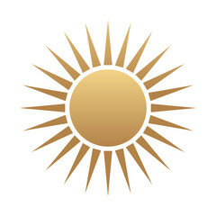 Sun icon vector illustration