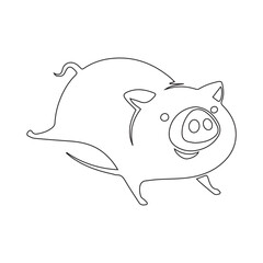 Cute Pig Drawing