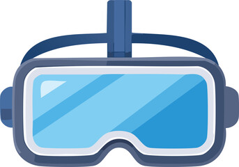 Fototapeta premium Minimal VR headset icon