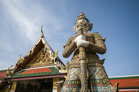 Temple of the Emerald Buddha, Grand Palace, Bangkok, Thailand