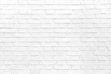 Naklejka premium Clean white brick wall texture offers a modern, minimalist backdrop for versatile design projects and creative presentations, providing a bright neutral surface