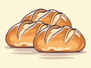Sourdough logo vector illustration template. Simple design