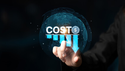 Cost reduction and cost saving through digital transformation, business cost optimization, operational cost reduction, financial saving, and resource efficiency strategies for business success. Spline
