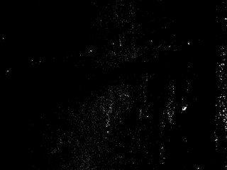 Grunge Dust & Scratch Texture Overlay on Black Background – High-Contrast Distressed Surface