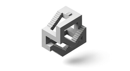 3d rendered illustration of a letter