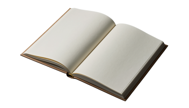 Opened book blank notebook copy space open diary text space