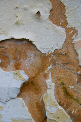 old painted wall