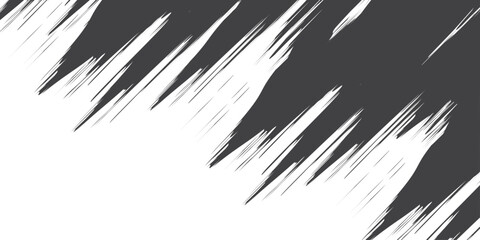 Vector illustration of an abstract black and white nature pattern element with tree and grass texture