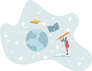 Studying abroad and travel to learn foreign language .International student with global education degree and worldwide experience..life and employment of people.