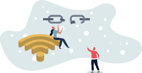 Digital disconnect and exit internet technology for detox.life and employment of people.