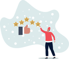 Best star rating, high quality product or good quality service, excellence customer feedback,life and employment of people.