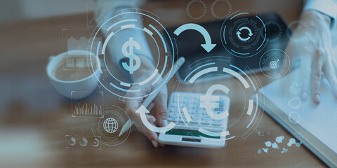 Global Currency Exchange and Digital Transactions in Modern Fintech.