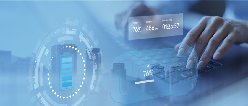 Electric Vehicle Battery Monitoring Dashboard.