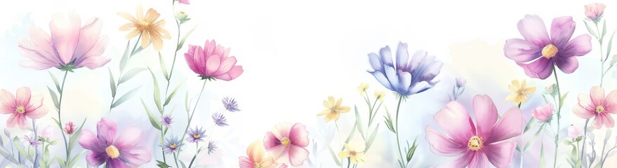 pink flowers background
