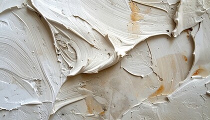 Abstract background of white plaster