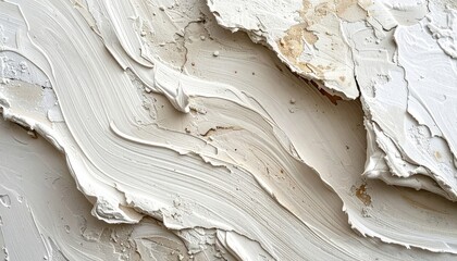Abstract background of white plaster
