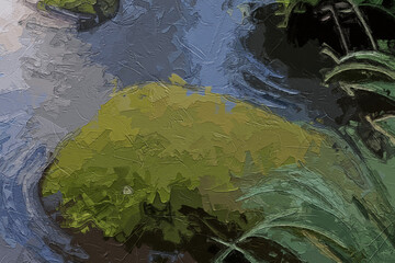 Various oil paintings, flowers, waterfalls, forest scenery, plum blossoms, roses, peonies, creeks, chrysanthemums, mountainous areas