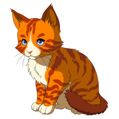 cute kitten,  orange cat