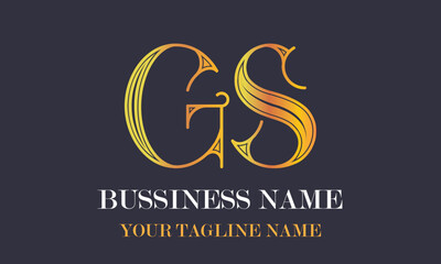 GS G gs initial logo | initial based abstract modern minimal creative logo, vector template image. luxury logotype logo, real estate homie logo. typography logo. initials logo