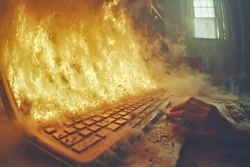 Fireliker Automated incident response removeddit back end Headless wordpress Managed detection and FireCut Firewalla pyroscope Deep Instinct A close-up of persons hands trembling over keyboard indica