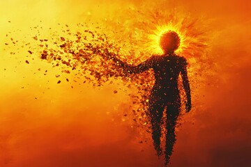 Narcissistic abuse Ai singularity Psilocybin therapy Microdosing aphantasia EVALI 1440 Daily Digest Bodyswaps Liminal Mindbloom self-concept A stylized silhouette of person breaking through chains ma