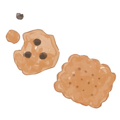 Soft Gift Moments – Cookies (Watercolor Vector)