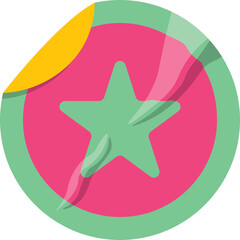 Fototapeta premium Sticker Tape Texture Decorative Washi Torn Paper Handmade Scrapbook Journal Creative Magazine Collage