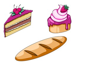 chocolate cake with strawberry