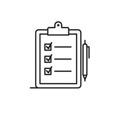Checklist Clipboard Icon Task List To Do List Vector