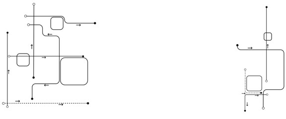 Vector Technology black circuit diagram concept. Abstract technology on white background. 