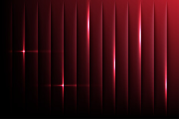 Abstract Red Glowing Vertical Light Bars Background with Neon Glow and Dark Contrast &ndash; Modern Digital Art for Tech, Music, Presentation, Album Cover, or Website Design &ndash; High Resolution Vector Style