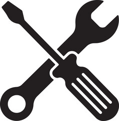 Car service sign icon. Repair grey sign. Vector isolated object