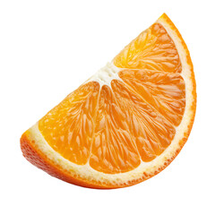 Vibrant orange slice bursting with juicy flavor